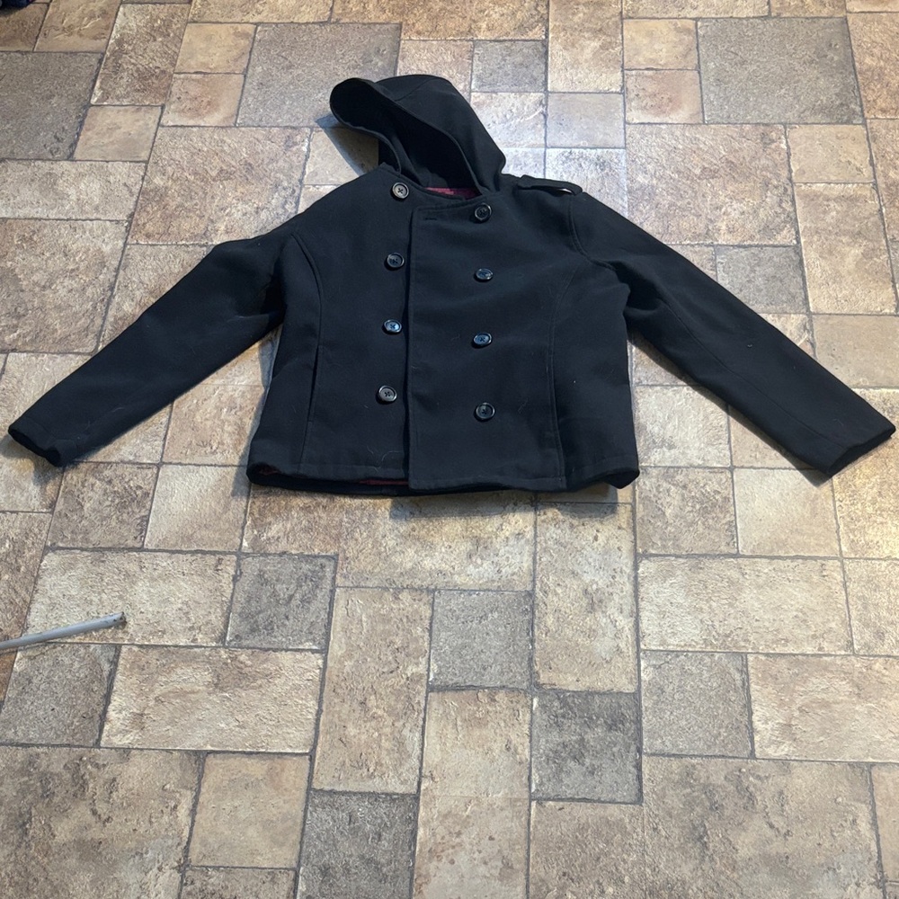 SO Pea Coat with hood.